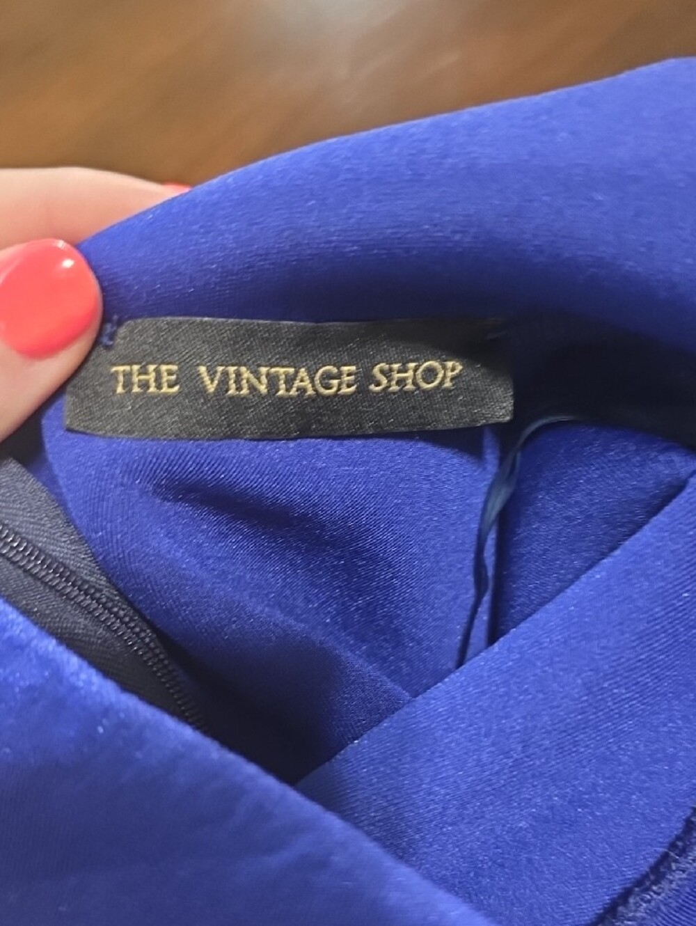 The Vintage Shop Royal Blue Circle Skirt - Picture 2 of 7